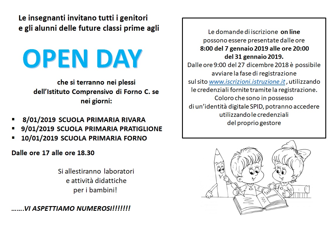 OPEN DAY PRIMARIA