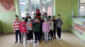 classe IIA in maschera