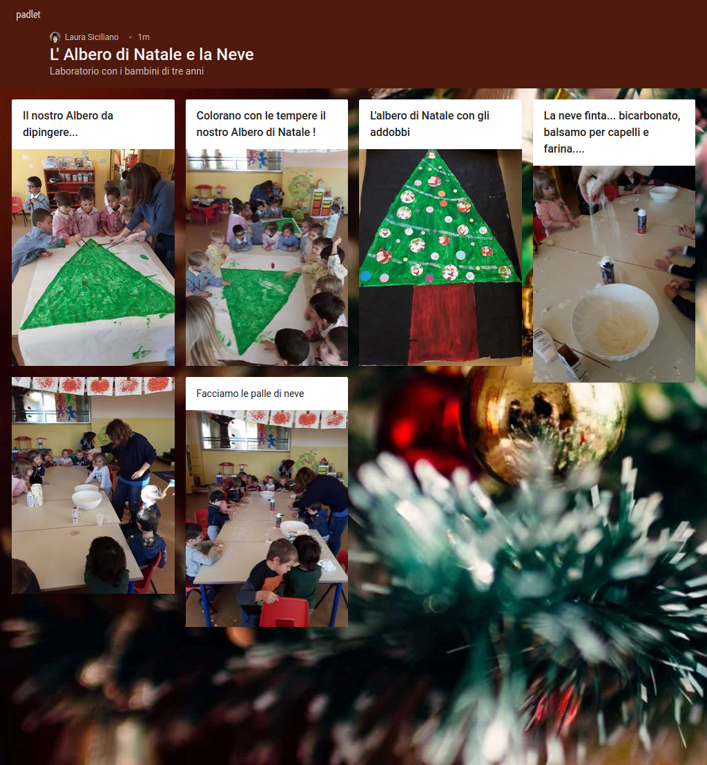L'albero di Natale ela Neve